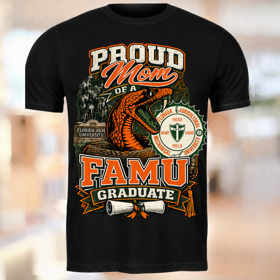 Proud Mom of a FAMU Graduate Heritage Tee