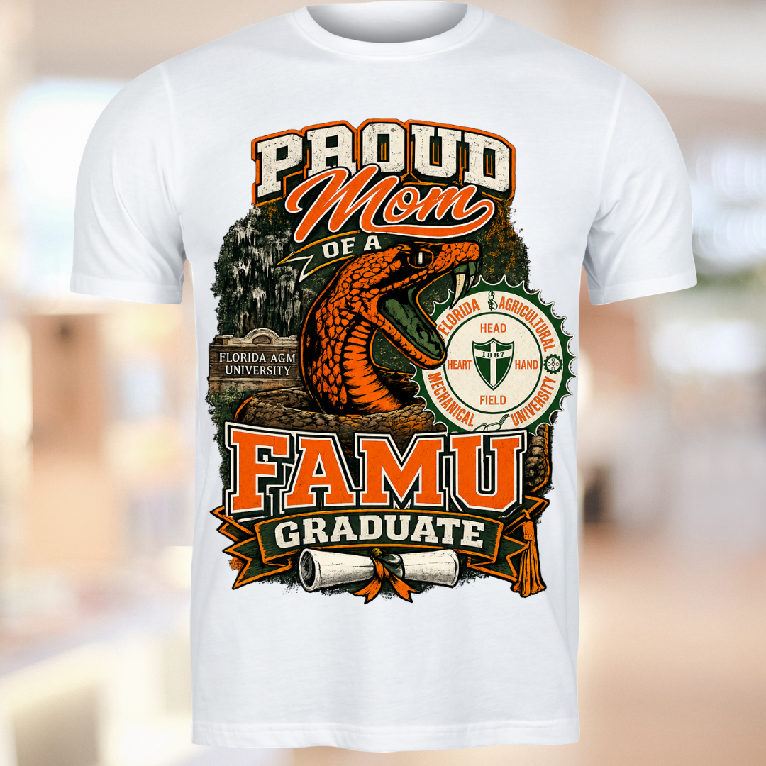 Proud Mom of a FAMU Graduate Heritage Tee