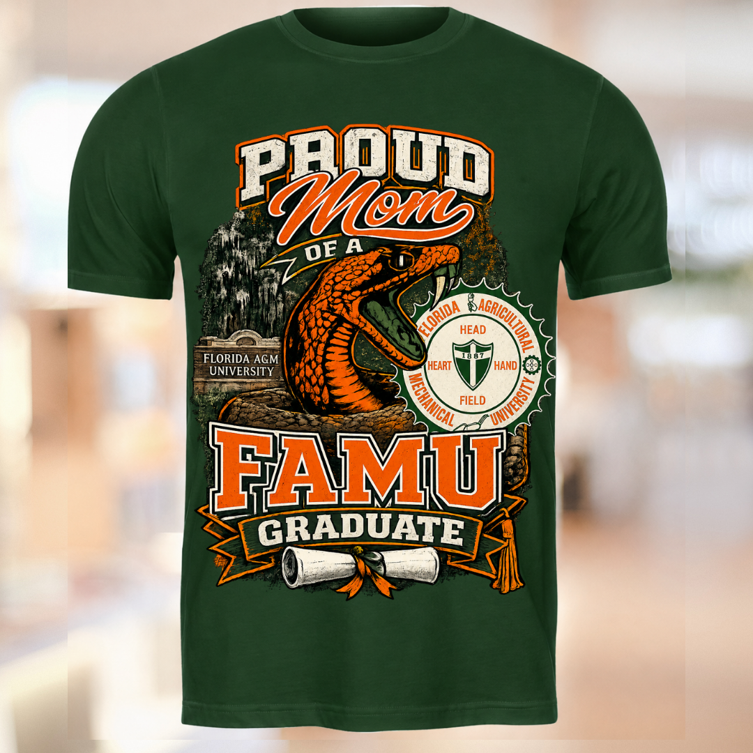 Proud Mom of a FAMU Graduate Heritage Tee
