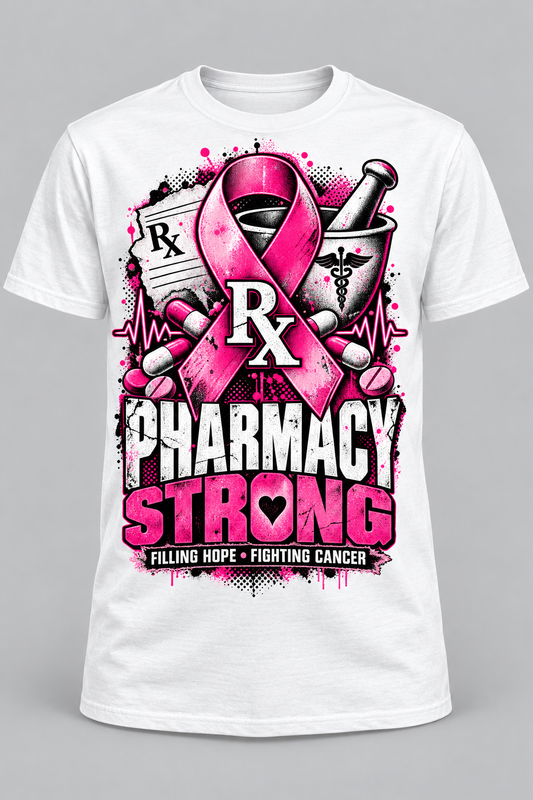 Pharmacy Strong Breast Cancer Awareness Tee