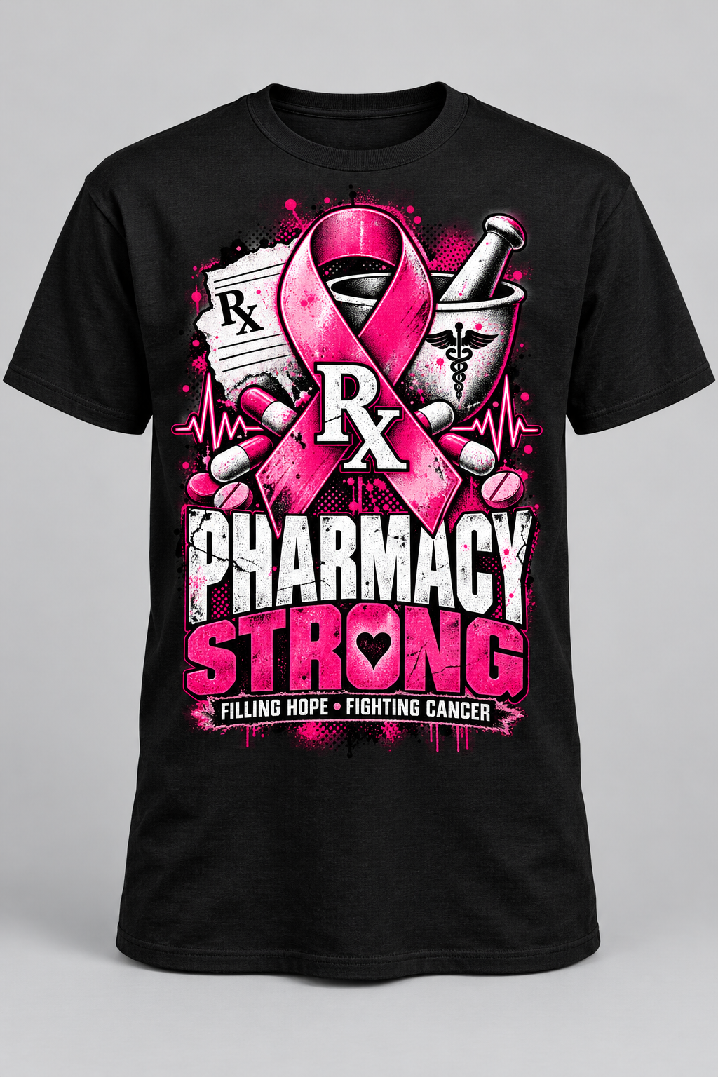Pharmacy Strong Breast Cancer Awareness Tee
