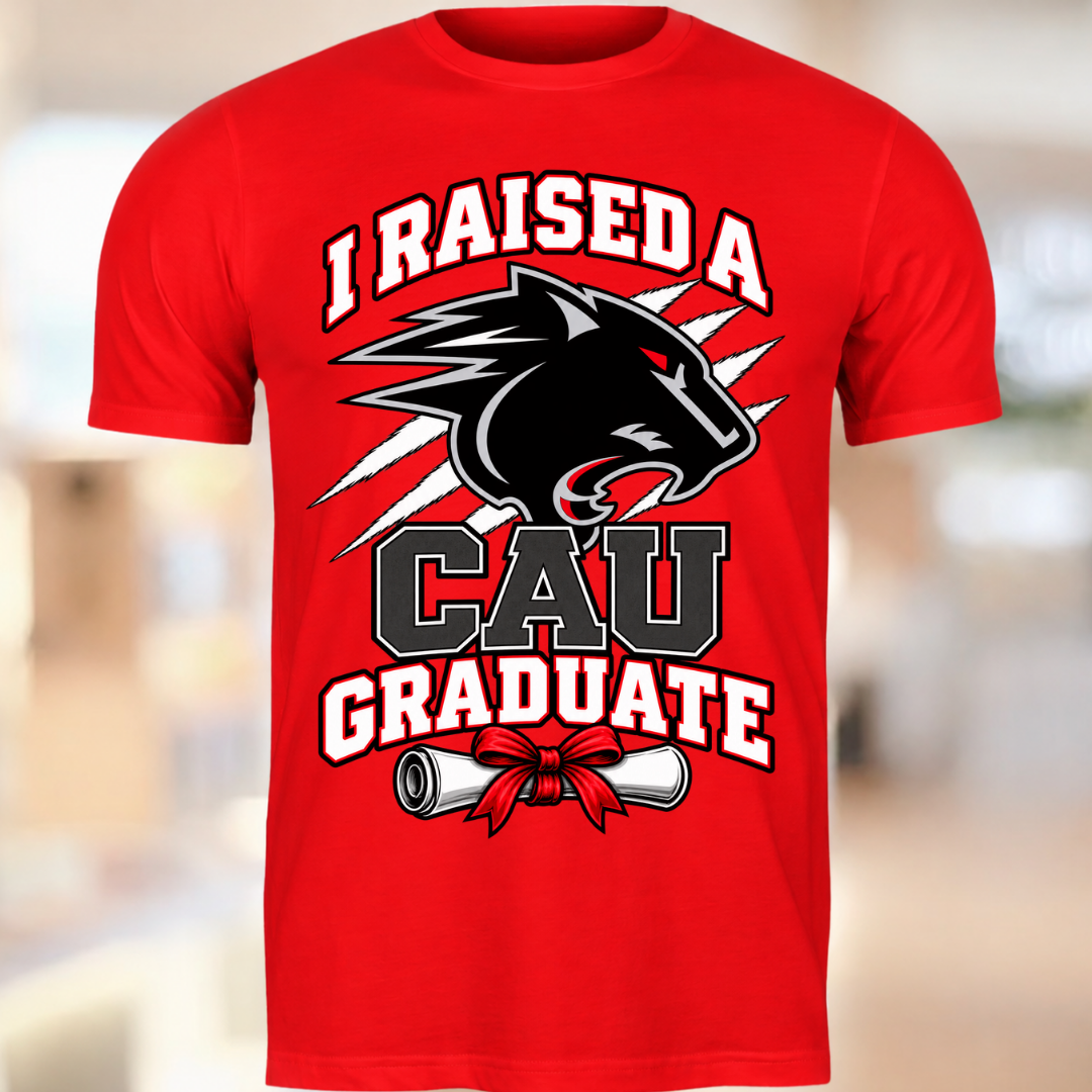 Raised a Panther – CAU Graduate Tee